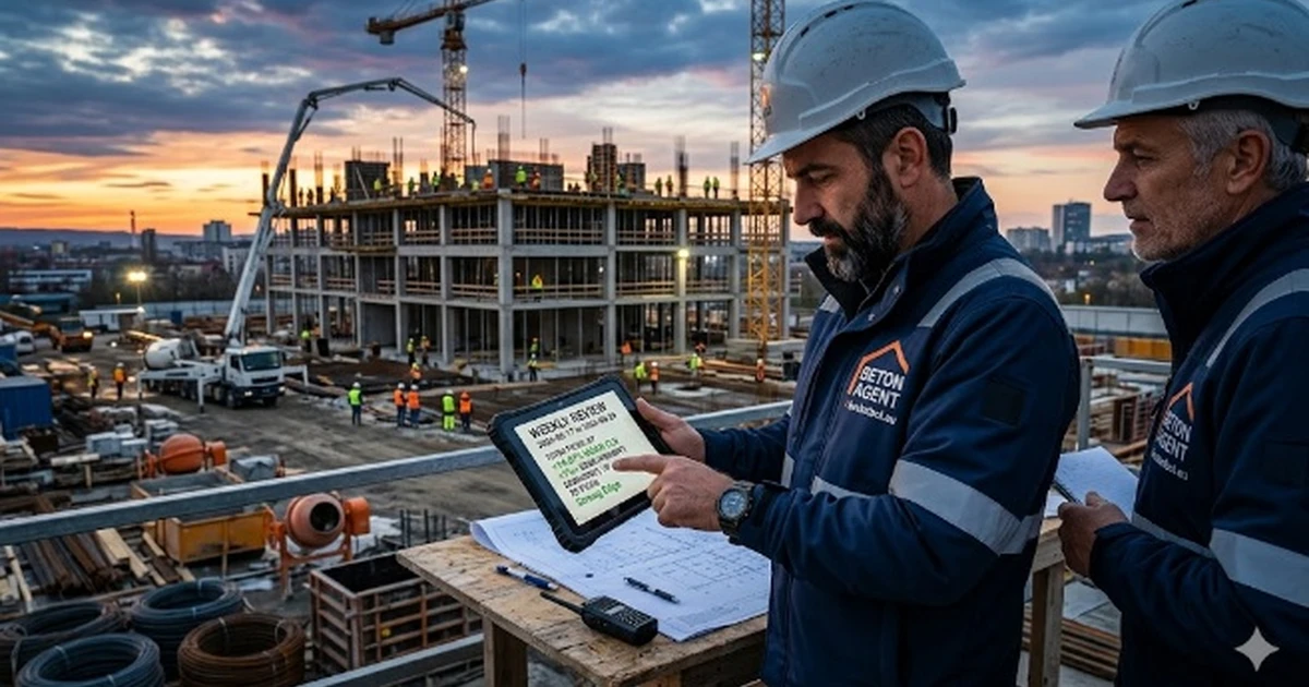 CLV седмичен отчет — графика с резултати на BETON Agent